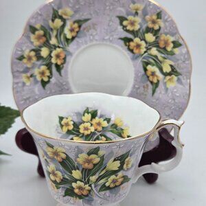 VTG Royal Albert Bone China Tea Cup & Saucer Festival Series Adelphi Daffodils